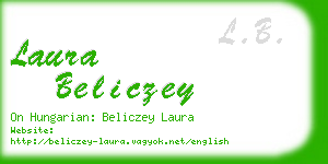 laura beliczey business card